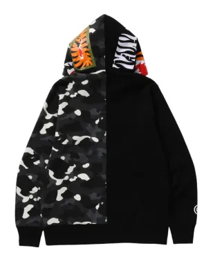 A BATHING APE® Cityカモタイガーシャーク ジップアップフーディー - ブラック - サムネイル2