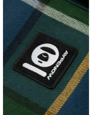 AAPE BY *A BATHING APE® チェック柄ロゴパッチシャツ - サムネイル5