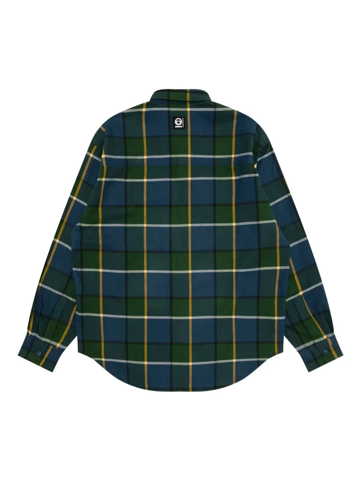 AAPE BY *A BATHING APE® チェック柄ロゴパッチシャツ - 画像2