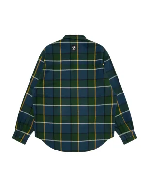 AAPE BY *A BATHING APE® チェック柄ロゴパッチシャツ - サムネイル2