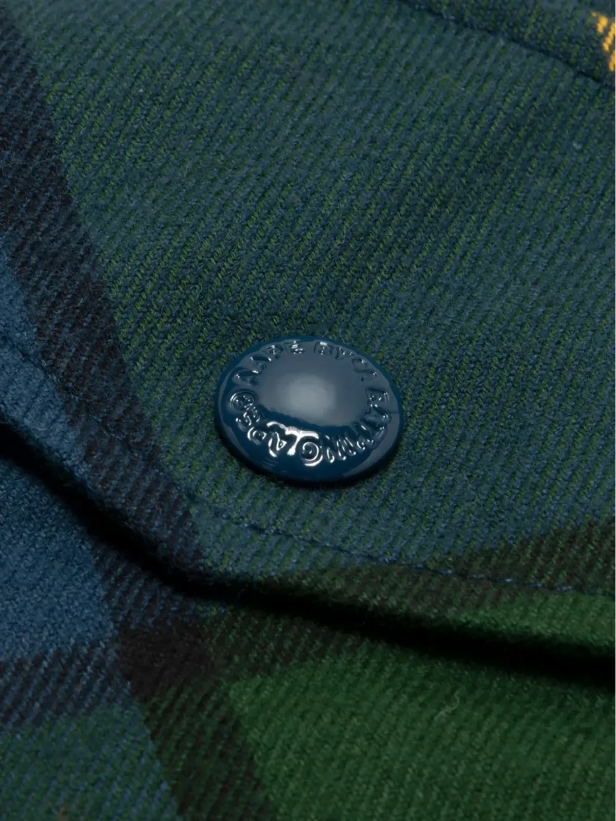 AAPE BY *A BATHING APE® チェック柄ロゴパッチシャツ - 画像3