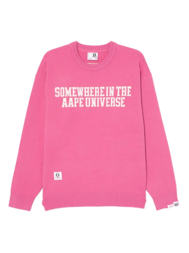 AAPE BY *A BATHING APE® AAPE BY *A BATHING APE® ロゴプリントスウェットシャツの商品画像