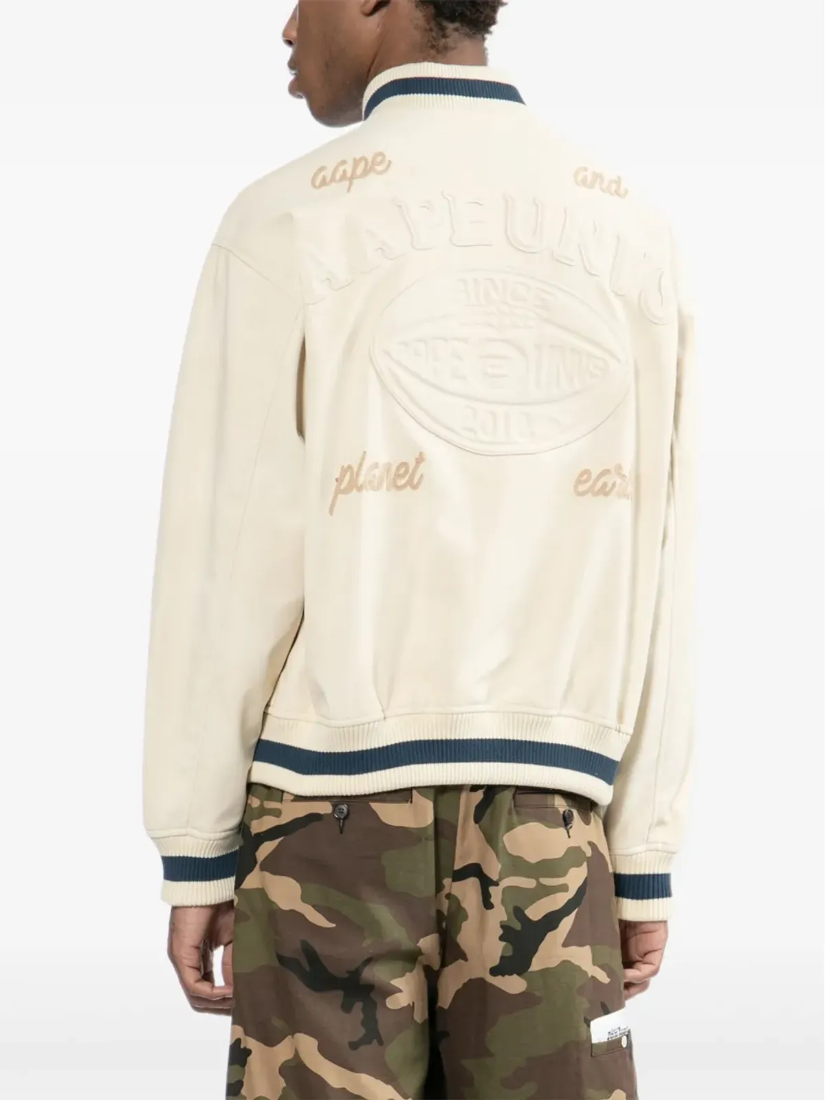 AAPE BY *A BATHING APE® ロゴエンボス ジャケット - 画像4