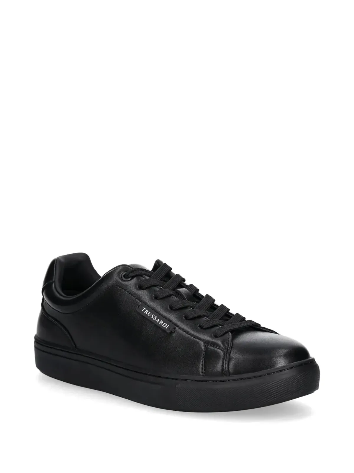 Trussardi ロゴ入りレザー スニーカー - 画像2