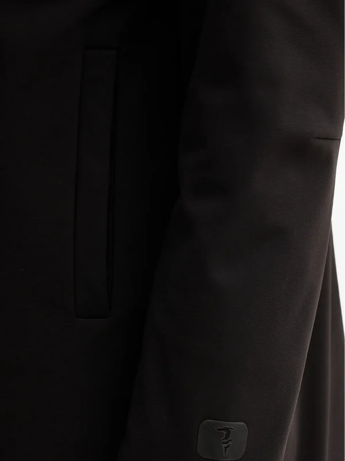Trussardi ジップアップパーカコート（ブラック） - 画像5
