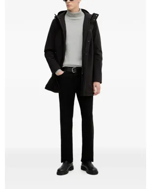 Trussardi ジップアップパーカコート（ブラック） - サムネイル2