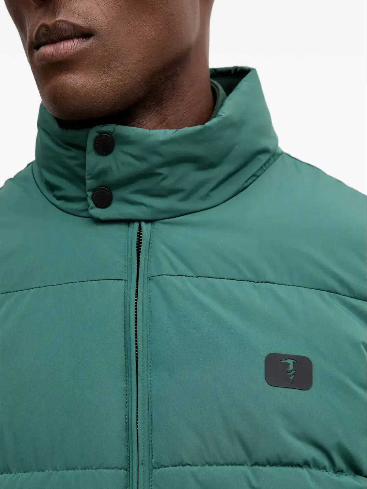 Trussardi ロゴパッチ ダウンジャケット - 画像5