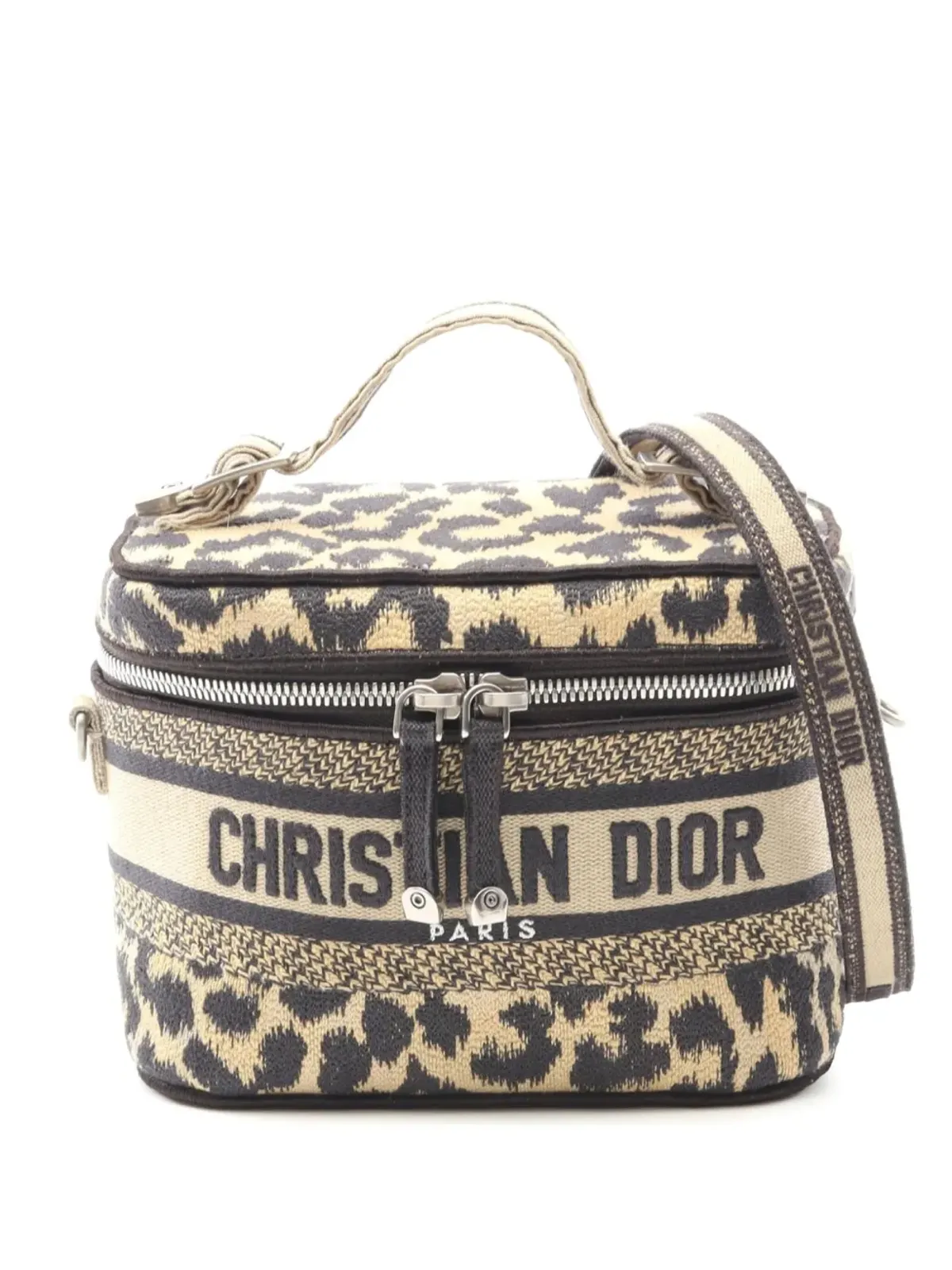 Christian Dior Pre-Owned 2010年代のキャンバス地バニティバッグ - Neutrals - 画像1