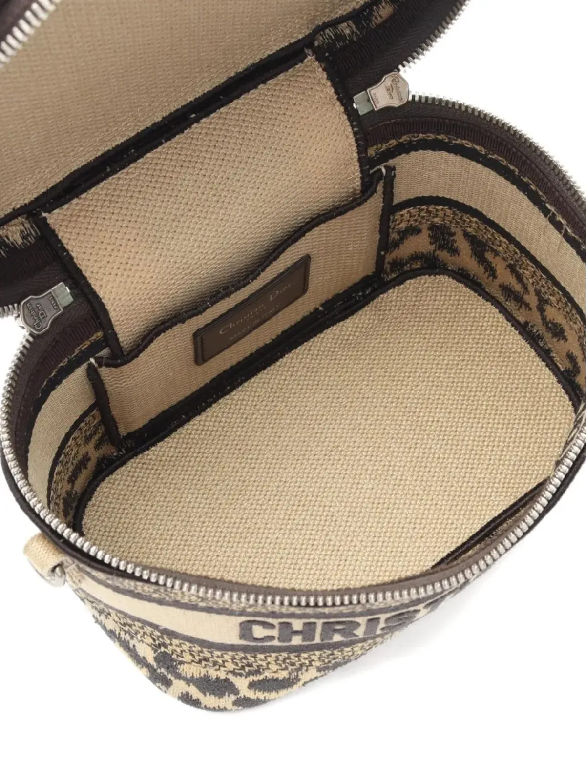 Christian Dior Pre-Owned 2010年代のキャンバス地バニティバッグ - Neutrals - 画像5