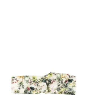 Elie Saab ツイスト花柄プリント ヘッドバンド - サムネイル1