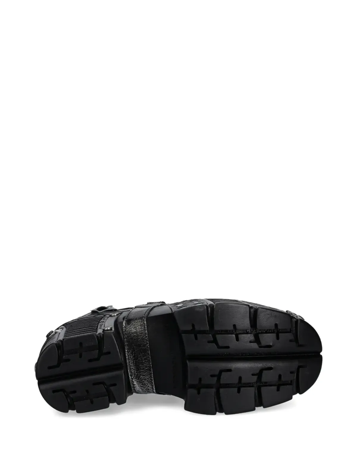 NEW ROCK 120mmバックルプラットフォームブーツ - 画像5