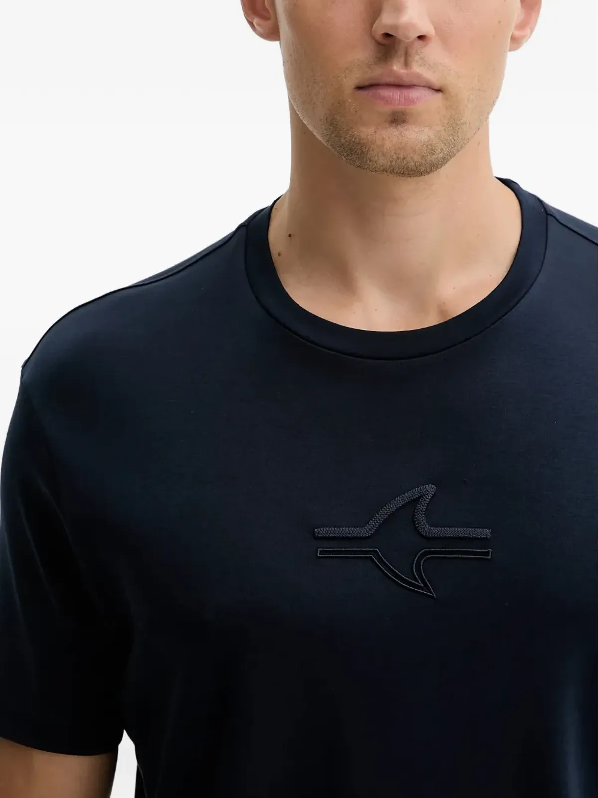 Paul & Shark ロゴ クルーネック Tシャツ - 画像4