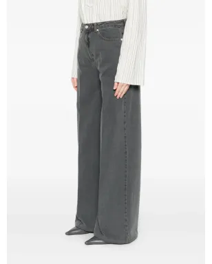 Officine Generale ワイドレッグハイウエストジーンズ - サムネイル3