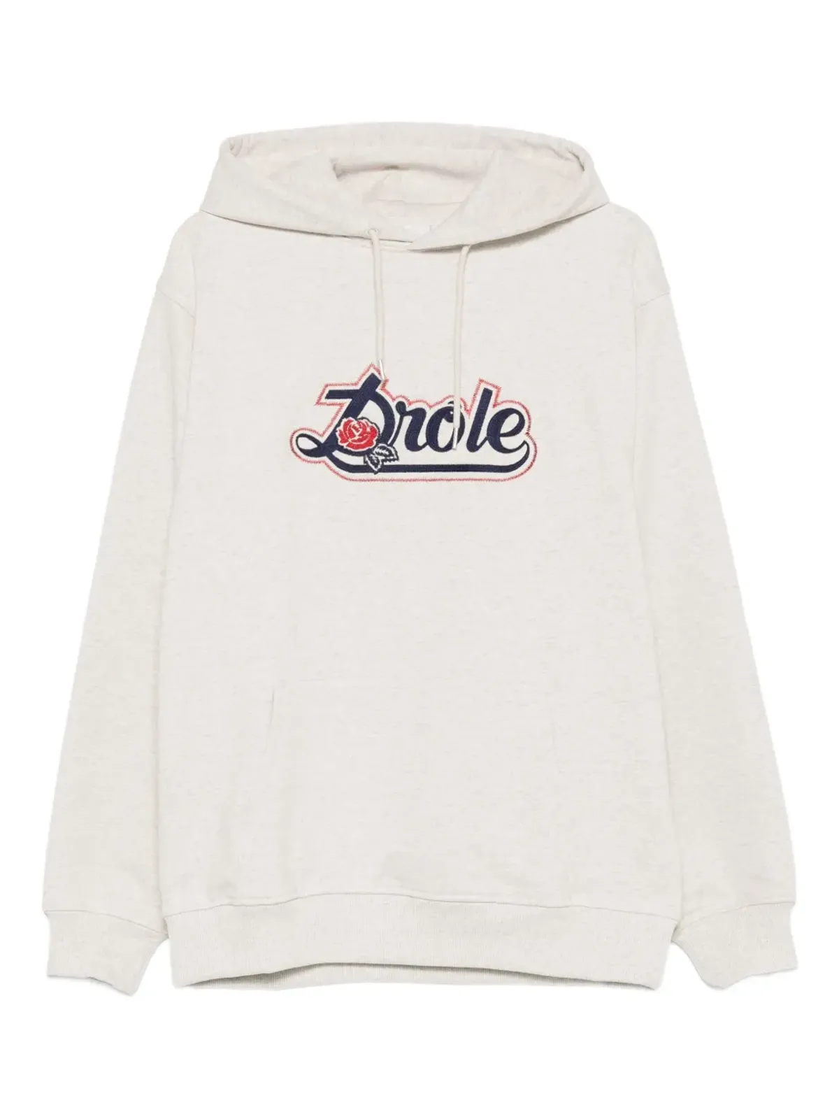 Drôle De Monsieur ローズ刺繍入りフーディー - 画像1