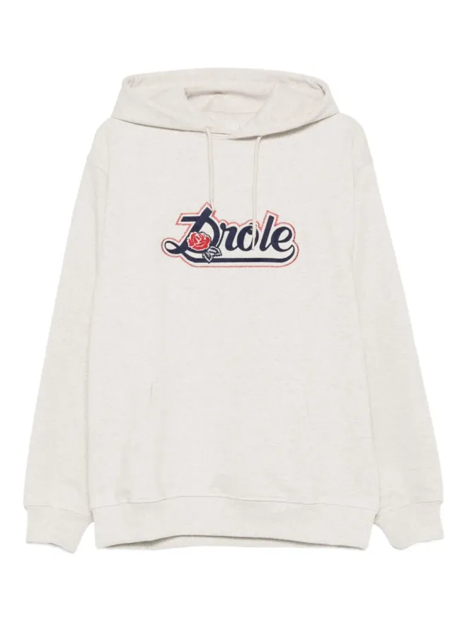 Drôle De Monsieur Drôle De Monsieur ローズ刺繍入りフーディーの商品画像