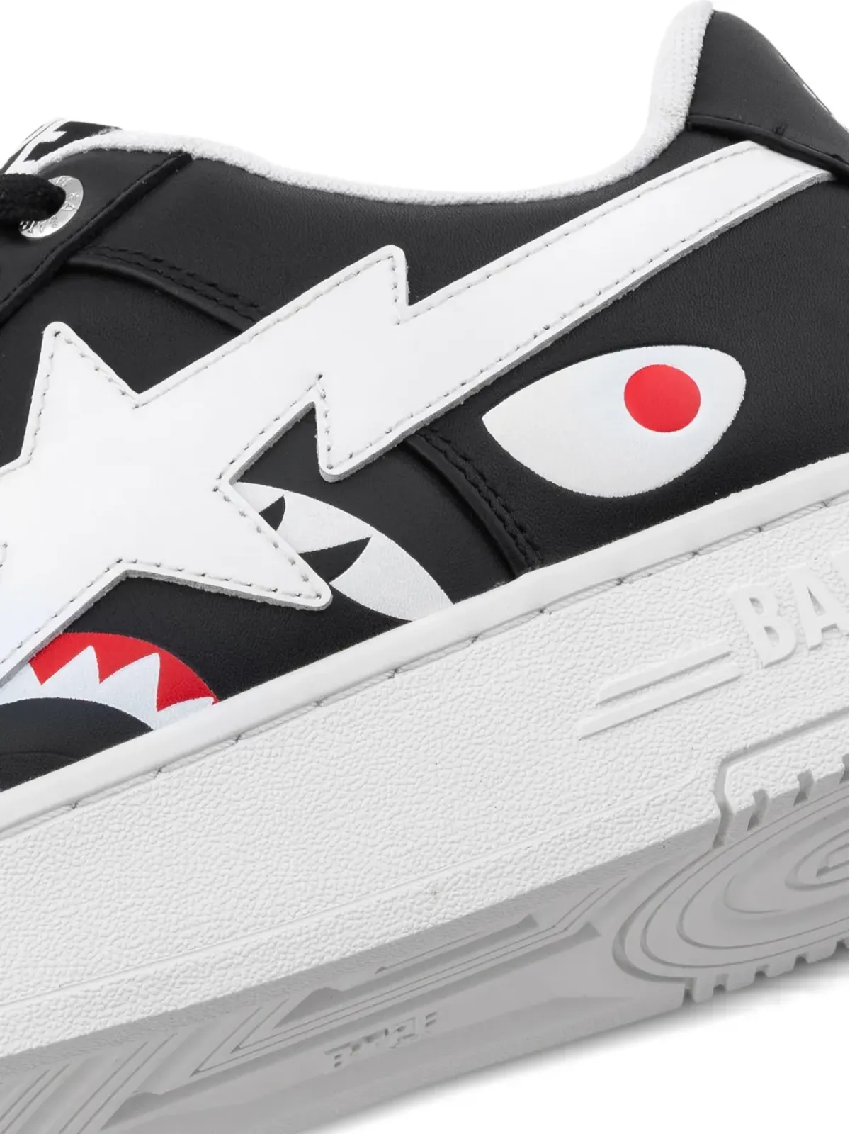 A BATHING APE® Bape Sta Shark スニーカー - ブラック - 画像5