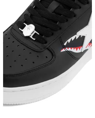 A BATHING APE® Bape Sta Shark スニーカー - ブラック - サムネイル4