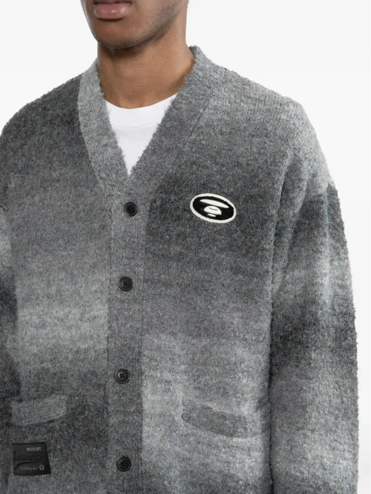 AAPE BY *A BATHING APE® ロゴ刺繍カーディガン - 画像5
