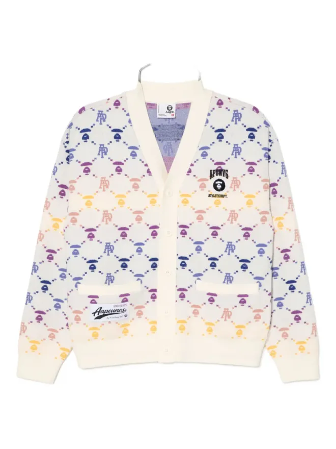 AAPE BY *A BATHING APE® AAPE BY *A BATHING APE® ロゴプリント カーディガンの商品画像