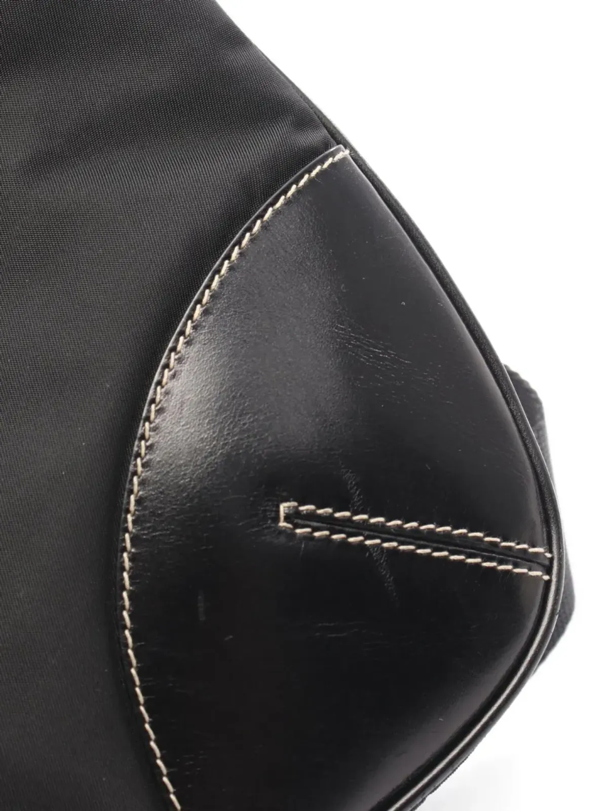 Prada Pre-Owned 2000s Tessuto Light ナイロン ショルダーバッグ（ブラック） - 画像3