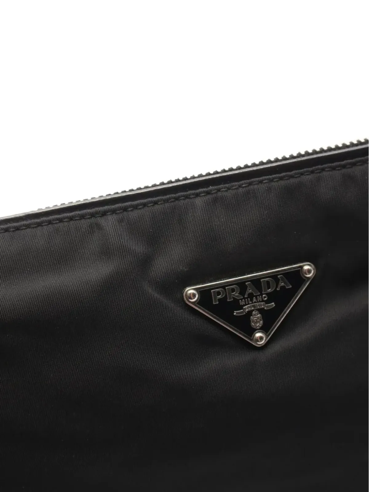Prada Pre-Owned 2000s Tessuto Light ナイロン ショルダーバッグ（ブラック） - 画像4