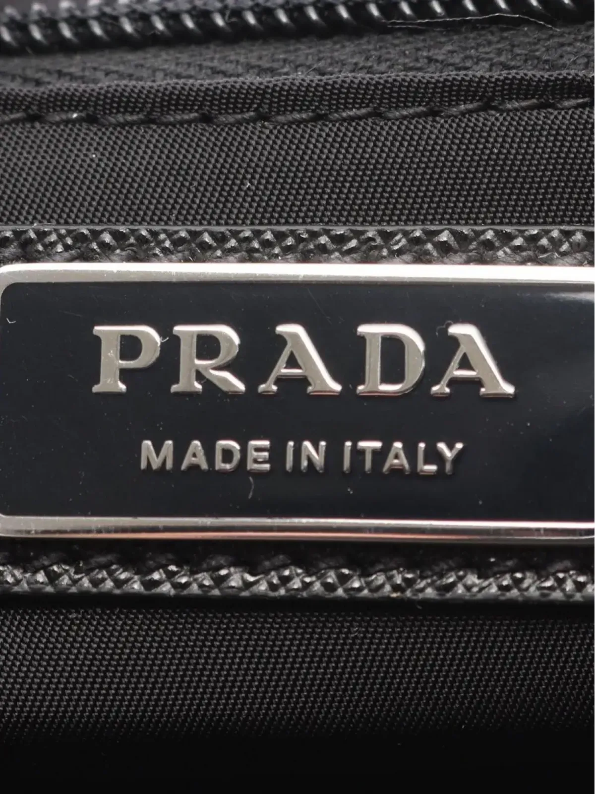 Prada Pre-Owned 2020年代 ロゴプレート ベルトバッグ - 画像4
