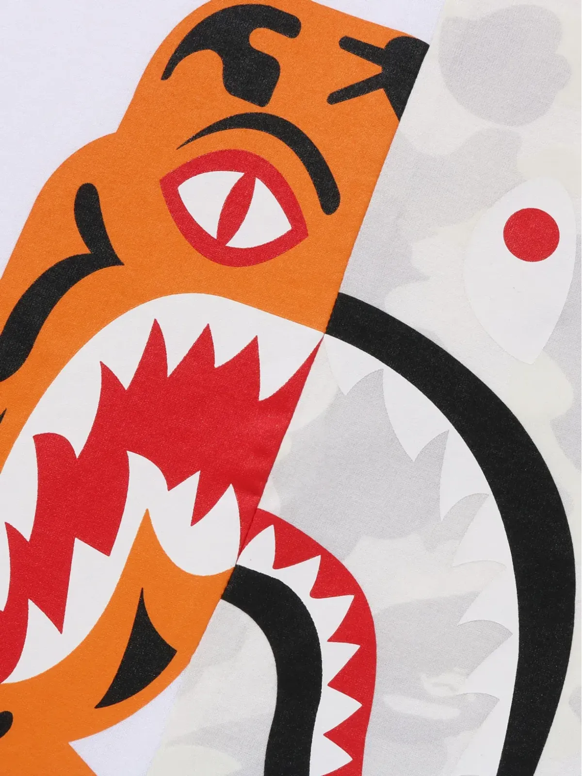 A BATHING APE® シティカモ タイガーシャーク Tシャツ - 画像3