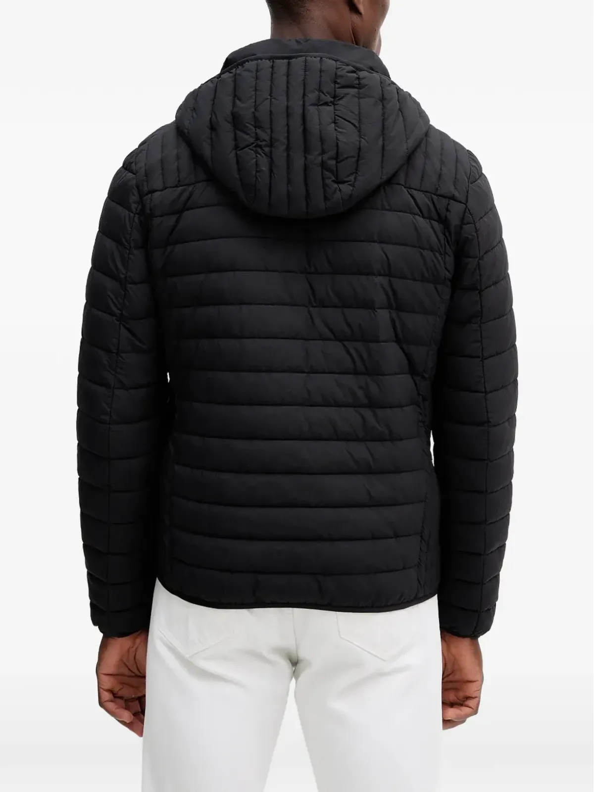 Trussardi フード付きキルティングジャケット - 画像3