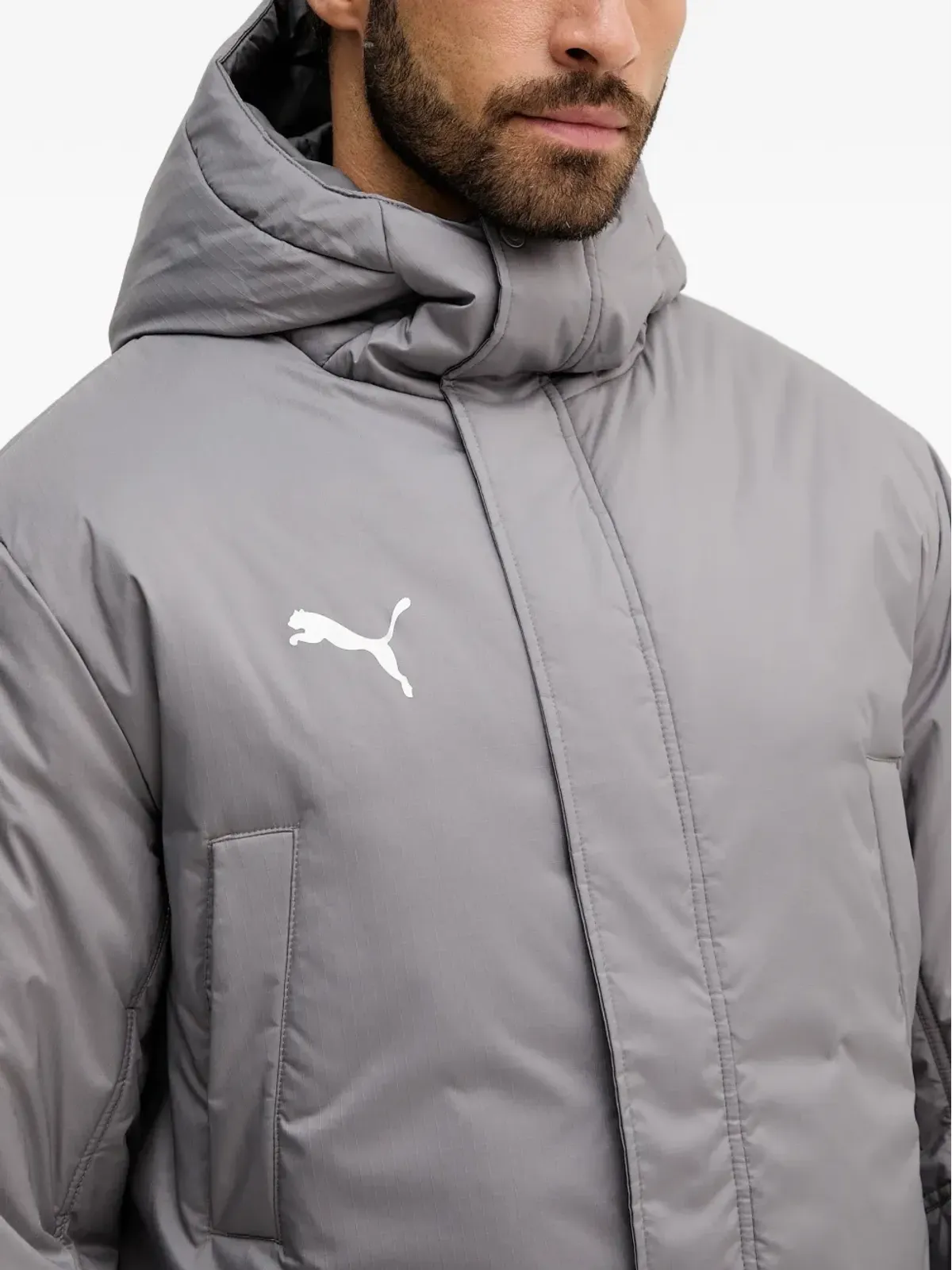 PUMA ロゴディテール フード付きジャケット - 画像4