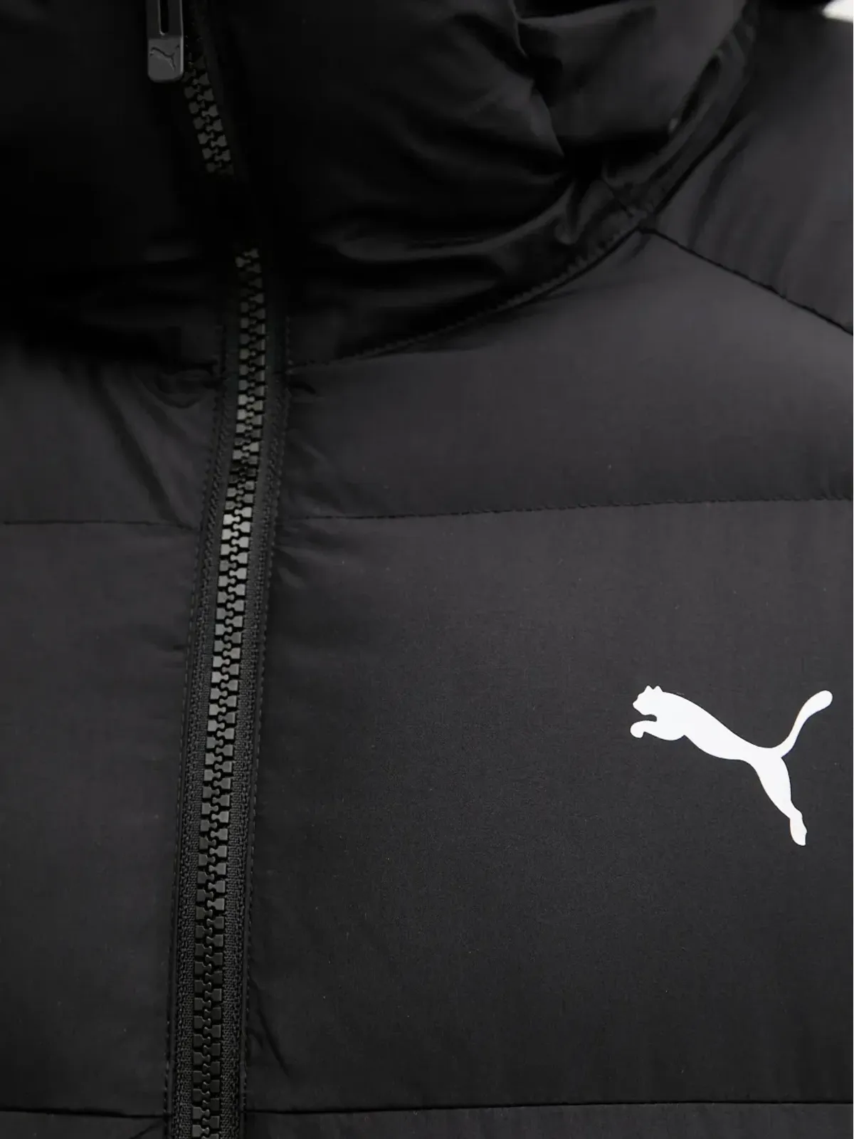 PUMA フーデッドロゴジャケット（ブラック） - 画像5