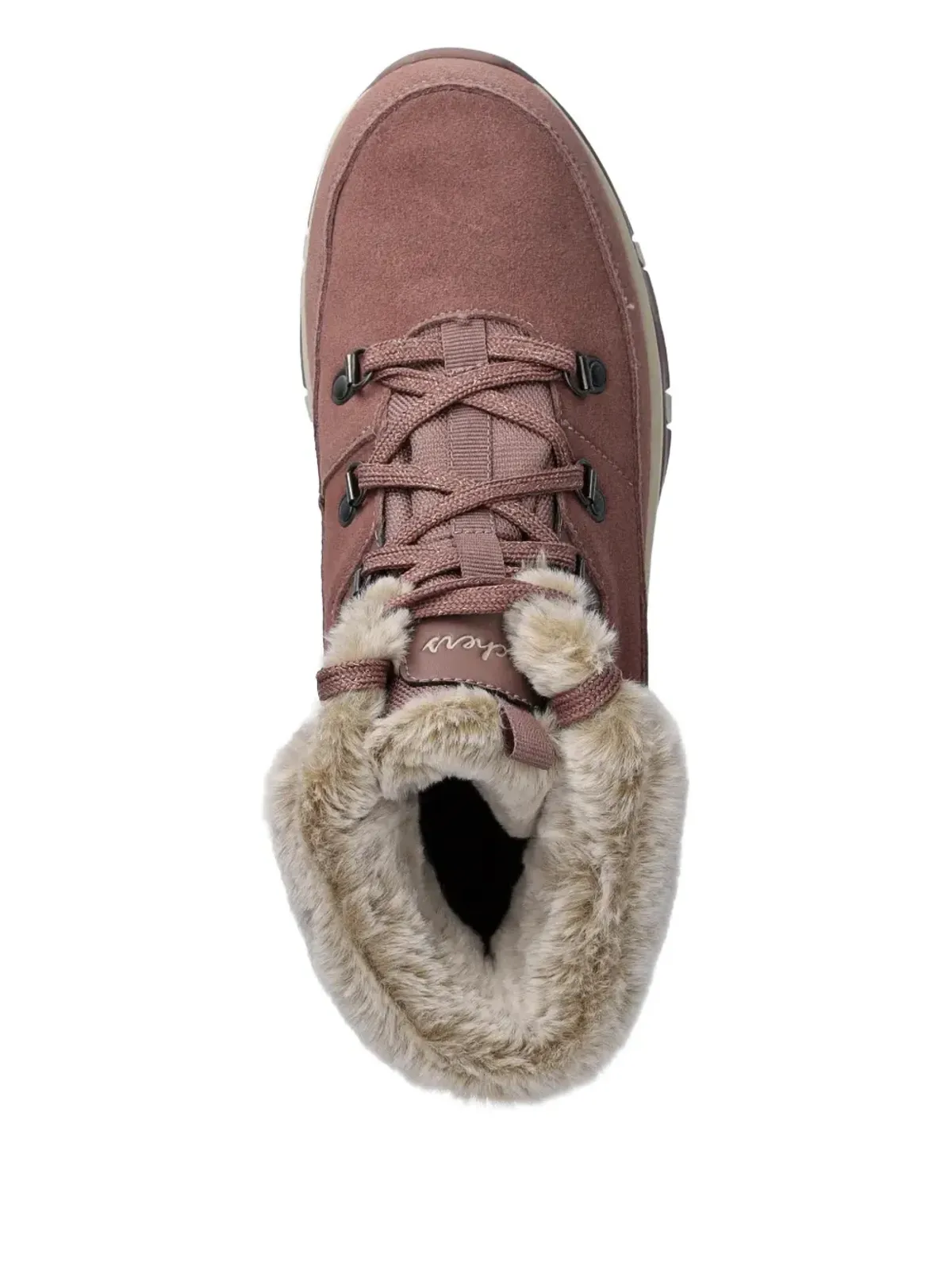 Skechers スノー・ウォリーズ レースアップブーツ ピンク - 画像4