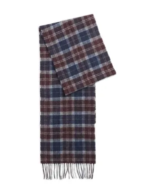 Barbour タータンチェックのフリンジスカーフ - サムネイル1