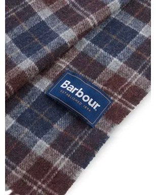 Barbour タータンチェックのフリンジスカーフ - サムネイル3