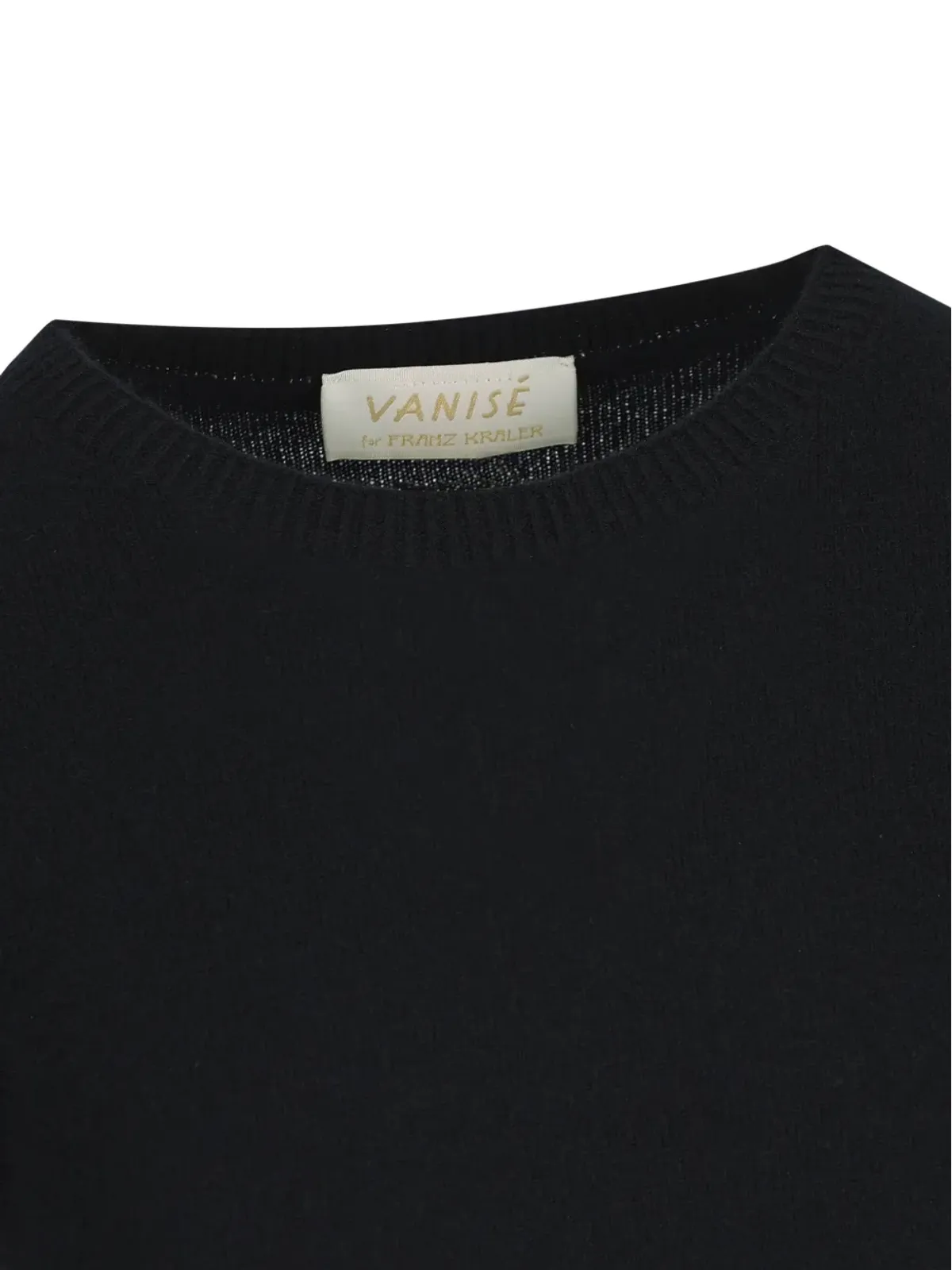 Vanisè x Franz Kraler リブ編みカシミヤセーター - 画像3