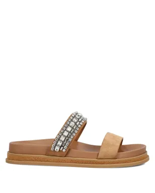 Jimmy Choo クリスタル装飾フラットサンダル - サムネイル1