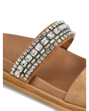 Jimmy Choo クリスタル装飾フラットサンダル - サムネイル3