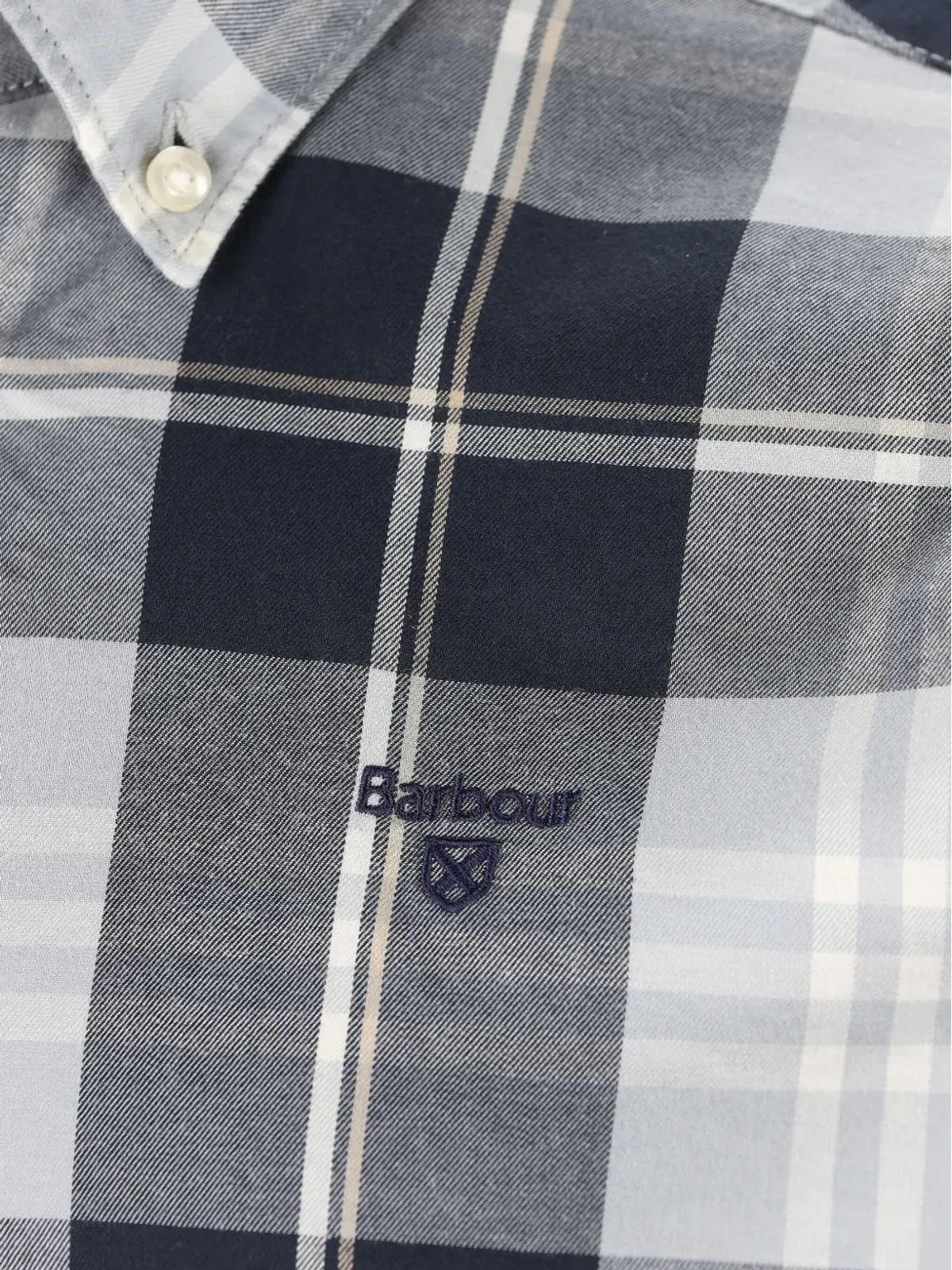 Barbour チェック柄刺繍シャツ - 画像4