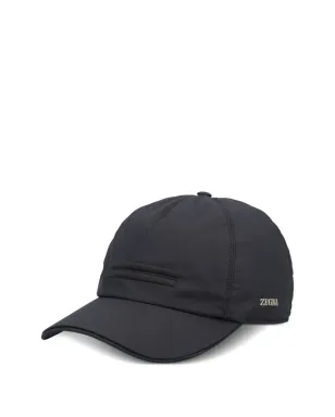 Zegna ロゴプレートベースボールキャップ - サムネイル3