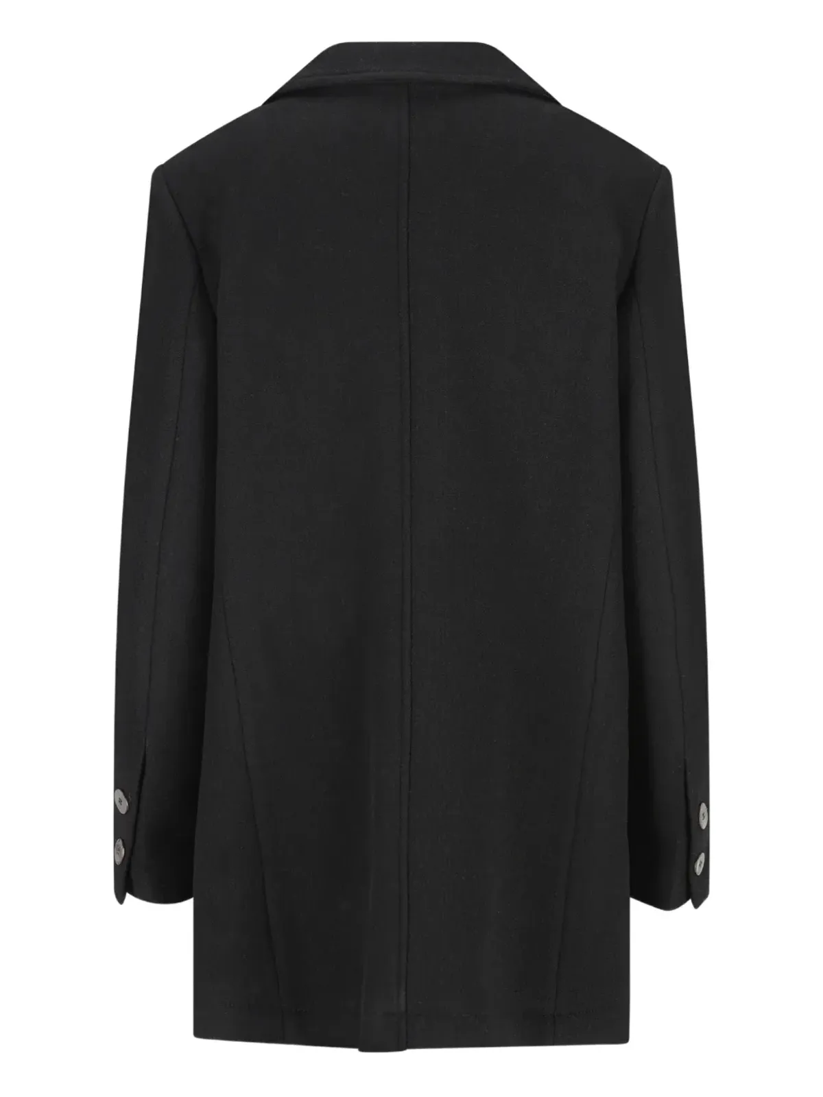 Camplin ダブルブレスト ロープディテール コート - 画像2