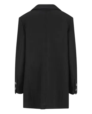Camplin ダブルブレスト ロープディテール コート - サムネイル2