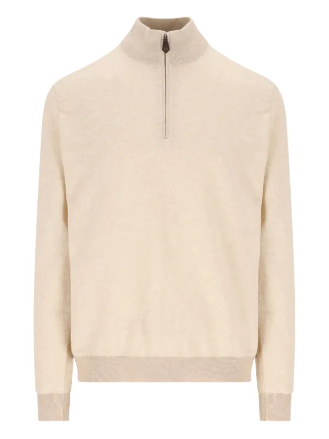Loro Piana Loro Piana ハーフジップカシミヤセーターの商品画像