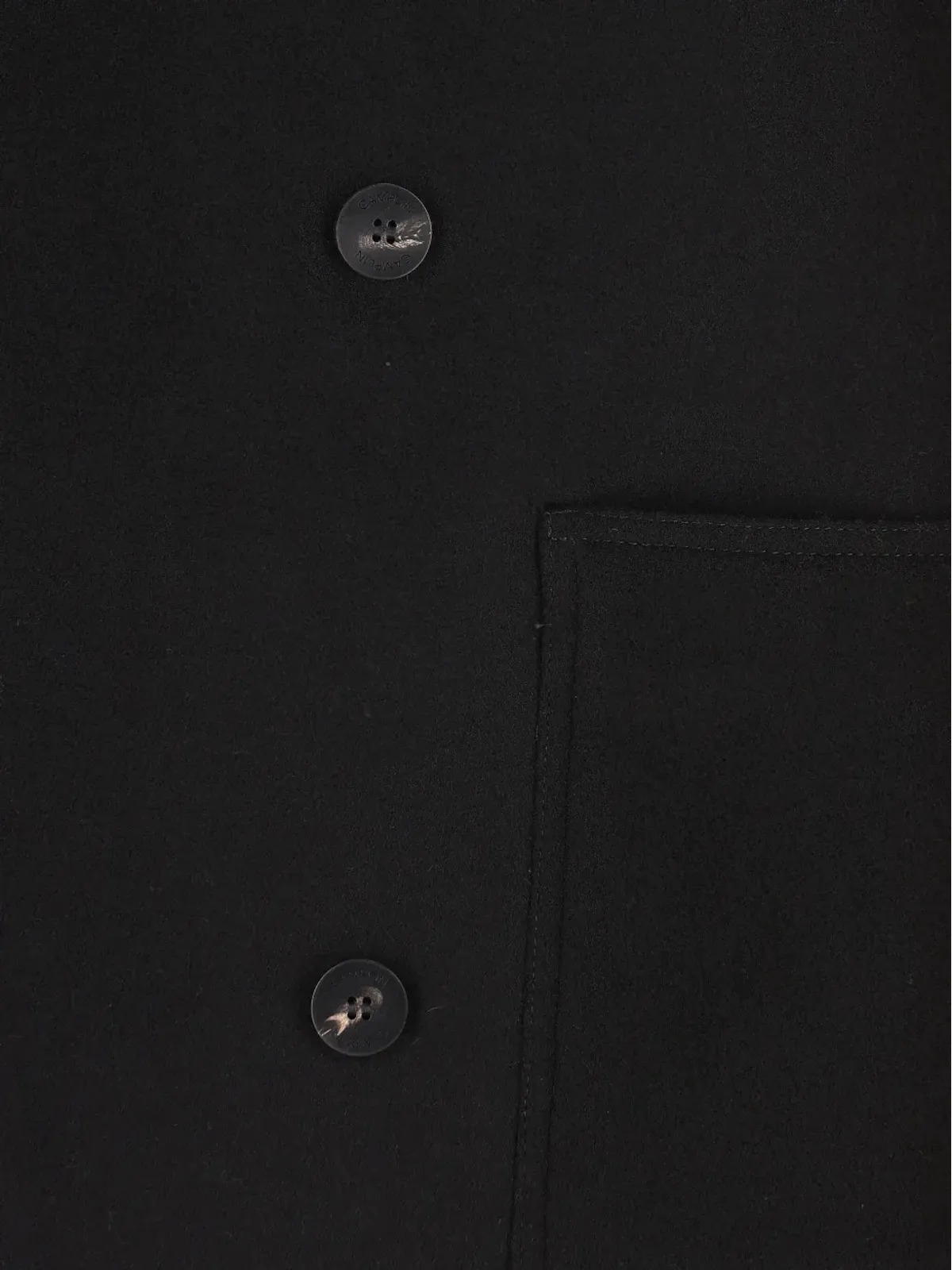 Camplin Absolute ドローストリング ダブルブレスト コート - 画像3