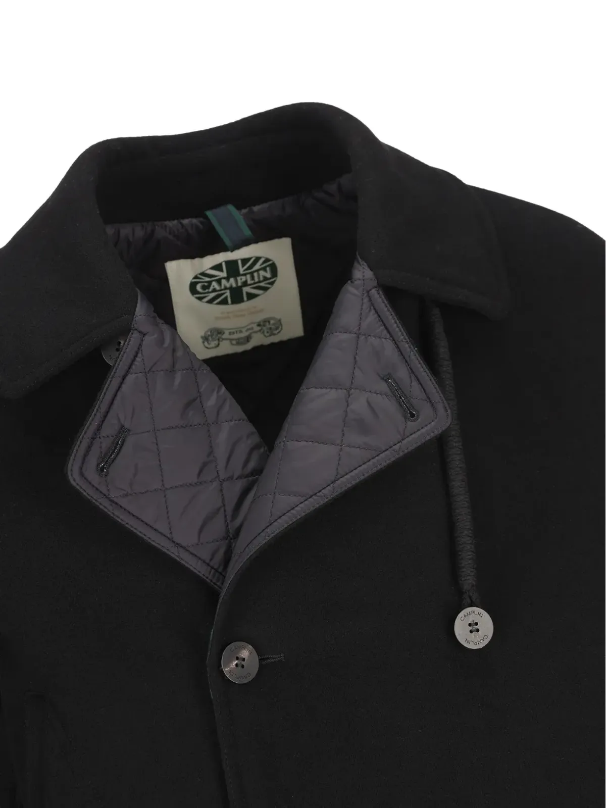 Camplin Absolute ドローストリング ダブルブレスト コート - 画像4