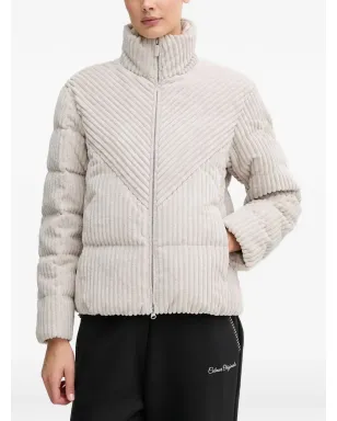 Colmar corduroy quilted jacket - Grey - サムネイル1