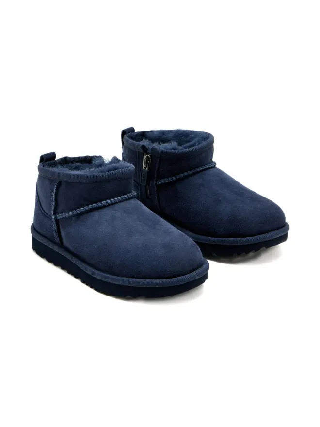 UGG Kids UGG Kids ジップディテール スエード ブーツ - ブルーの商品画像