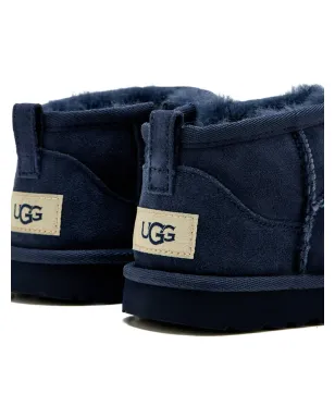 UGG Kids ジップディテール スエード ブーツ - ブルー - サムネイル4