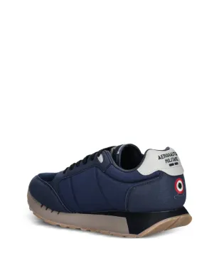 Aeronautica Militare パッチブルーのスニーカー - サムネイル4