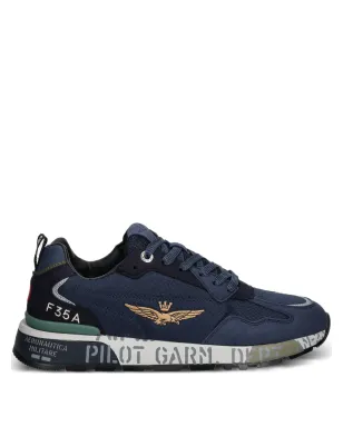 Aeronautica Militare ロゴディテールスニーカー - サムネイル1
