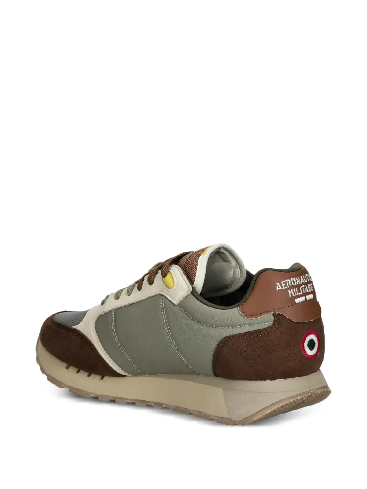 Aeronautica Militare ロゴパッチスニーカー - 画像3