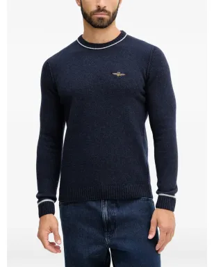 Aeronautica Militare ロゴ刺繍セーター - サムネイル1